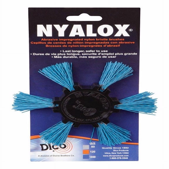 DiCo. 7200039 4" Fine Nyalox Flap Wire Brush