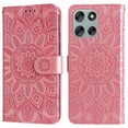 thumbnail image 1 of Funda tipo cartera GANGXUN para Motorola Moto G56 , diseño girasol, cuero PU, soporte, cierre magnético, tarjetero, 1 of 5