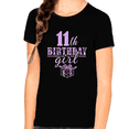 thumbnail image 2 of 11th Birthday Shirt Girls Birthday Outfit 11 Year Old Girl 11th Birthday Gifts Cute Birthday Girl Shirt, 2 of 6