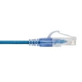 thumbnail image 4 of Monoprice Cat6A Ethernet Patch Cable - 10 Feet - Blue | Network Internet Cord - RJ45, 550Mhz, UTP, Pure Bare Copper Wire, 10G, 30AWG, 5-Pack - SlimRun Series, 4 of 5