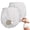 White-Large (Pack of 2), variant on 2 Pack Washable Reusable Adult Rubber Pants - Waterproof Diaper Covers Leak-proof Protective Underwear Soft Noiseless Cloth-like Plastic For Men Women (white L)