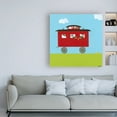 thumbnail image 3 of Trademark Fine Art 'Circus Train IV' Canvas Art by June Erica Vess, 3 of 3