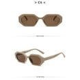 thumbnail image 5 of for Women & Men UV 400 Geometric Frame Small Rectangle Sunglasses Retro Sunglasses Polygonal Sunglasses 90s Shades C4, 5 of 8