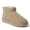 Sand, variant on Fireside by Dearfoams Women's Riverland Genuine Shearling Micro Bootie