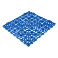 thumbnail image 2 of Drainage Mat Modular Interlocking Cushion 11.8" x 11.8" Interlocking Garage Floor Tiles Non- Splicing Interlocking Rubber Floor Tiles for Drain, Deck, Pool, Outdoor/Indoor, 2 of 7