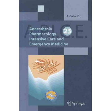 Anaesthesia Pharmacology Intensive Care And Emergency Medicine Volume 23 - 