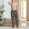 thumbnail image 4 of Salouo Mushroom Snail Print Pajama Pants for Men, Lounge Pants Elastic Waistband Casual Men's sleepwear Loungewear Sleep Pajama Pant -X-Large, 4 of 7