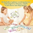 thumbnail image 5 of Word Families Learn to Read Flash Cards Set, Phonics and Sight Words with Activity Book, Read and Rhyme Flip Activity Book, Reading Games 30 Pieces, 5 of 6