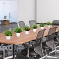thumbnail image 6 of Small Fake Plant Flowerpot Artificial Plastic Eucalyptus Plant Wheat Grass Shrub Plant Indoor Desk Coffee Table Bathroom Bedroom Home Decoration (6), 6 of 7