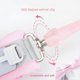 thumbnail image 5 of Anti-lost Wrist Tie (8.2ft), Wrist Leash For Toddler Kids Child Safety With Key Lock, 2-pack, Pink And Blue, 5 of 5