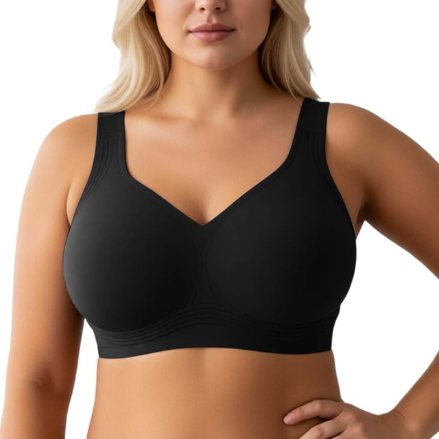 Supportive Wireless Full Coverage Bras for Everyday Comfort and Shape Enhancement – Seamless Fuller Cup Uplift without Underwire