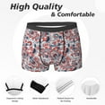 thumbnail image 2 of Men's Boxer Briefs, Paisley Print No.J95 Soft Comfy Mens Underwear Boxer Briefs Breathable With Widen Waist, 2 of 7