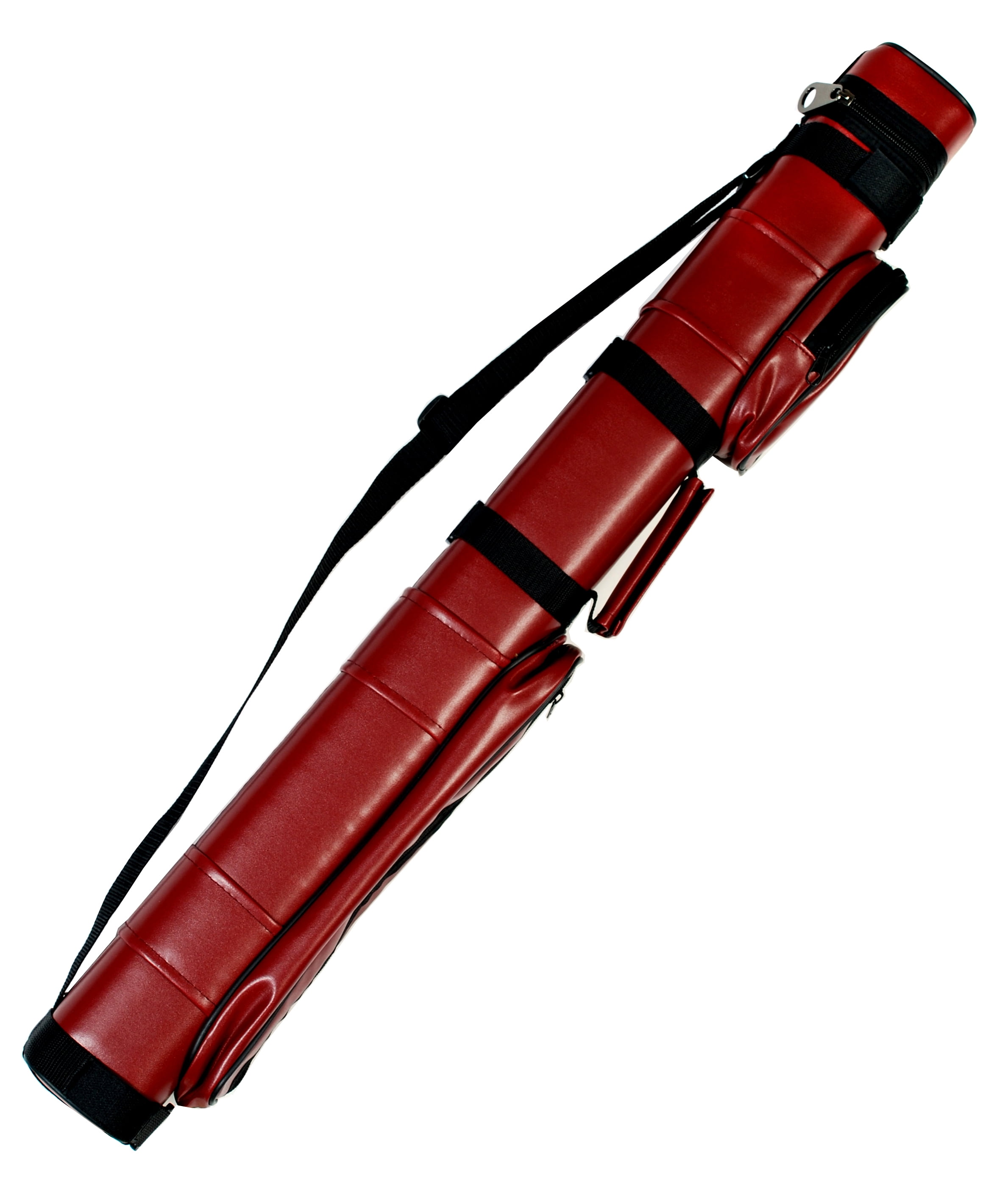 Photo 1 of 2X2 Hard Billiard Stick - Pool Cue Case Dark Red 2 X 2