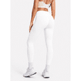 thumbnail image 3 of Women's High-Waisted 7/8 Yoga Leggings, Soft Stretch Workout Pants, White, L, 3 of 6