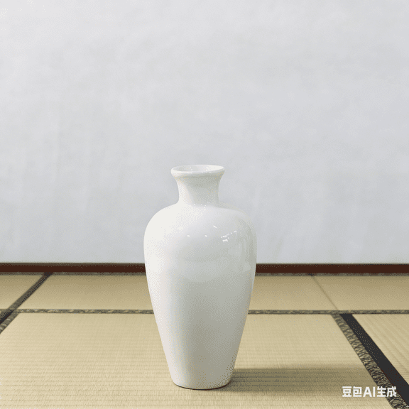 6 Inch Tiny Small Bottle White Vase for Planters Flower Pots Floral Containers Ceramic Flower Vase Pot for Indoor or Outdoor Decoration