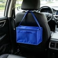 thumbnail image 4 of Dongrere Portable Insulated Cooler Bag, Aluminum Lining Lunch Tote, Collapsible Lunch Box for Pool Picnic Beach Outdoor Use, 5.5x11x6.7 Inch, Blue, 4 of 6