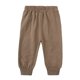 thumbnail image 3 of Gibobby Conjunto de sudadera para niña Niños pequeños Otoño Invierno algodón sólido manga larga con capucha pantalones conjunto ropa(Marrón,3-4 Años), 3 of 4