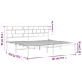 thumbnail image 3 of Estructura de Cama Casafoyer de Metal con Respaldo King California, 3 of 5