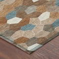 thumbnail image 3 of Addison Rugs Chantille Indoor/Outdoor Transitional Geometric Paprika Machine Washable Rectangle Rug, 8' x 10', 3 of 8