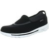 Skechers Women's Go Walk Slip on Shoe, Black/White, 8 W