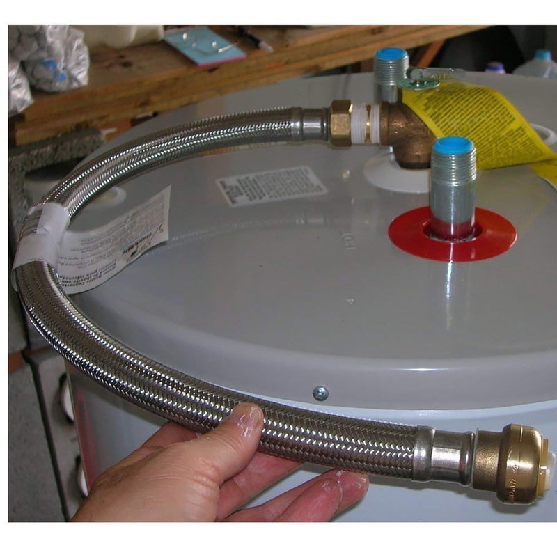 Gator Bite Water Heater Hose Sharkbite 12 In 3 4 In Push To Connect