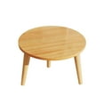 thumbnail image 2 of PONPRNGY Round Wood Small Coffee Table, Low Style Table for Living Room, Mid Century Circle Coffee Table, Sofa Side End Tables for Sitting on the Floor, 2 of 6