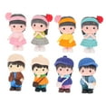thumbnail image 5 of COSMOBETTY 8Pcs Small Figurine Landscape Girl Decor For Home And Garden, 5 of 8