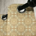 thumbnail image 2 of Ambesonne Beige Grommet Curtain Single Panel, Damask Vintage Bohemian, 50"x60", Cream Beige, 2 of 5