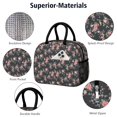 thumbnail image 4 of Womens Pioneer Flower Floral Print Pattern Lunch Box for Work,Insulated Lunch Bag for Women,Loncheras Para Mujer,Leakproof Adult Lunch Bag for Work,Beach,Travel,Picnic,Camping, 4 of 7