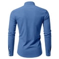 thumbnail image 4 of Elastic Shirt New Men's Business and Leisure Long Sleeved Shirt Slim Fit Professional Dress Best-selling Seasonal Style, 4 of 6