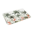 thumbnail image 2 of Balery Flamingo Palm Trees Doormat, Durable Flannel Fabric, Waterproof Stain and Fade Resistant, Low Profile,Indoor Outdoor Door Mats, Easy Clean Patio Entrance Mat, 16x24in, 2 of 9