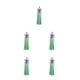 thumbnail image 1 of Toystoory 28 Piezas Bolsa Keychian Encantos Llavero Borlas Simple Llavero Borla Adorno DIY Accesorio para Bolsas Llaves Verde CBP213856, 1 of 6