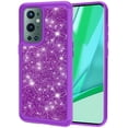 thumbnail image 2 of For Apple iPhone 13 Pro Max (6.7") Glitter Bling Sparkling Shockproof Heavy Duty Hybrid Dual-Layer TPU + PC High Impact Phone Case Cover by Xpression [Purple], 2 of 7