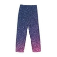 thumbnail image 3 of Fotbe Violet Glitter Men's Pajama Pants,Sleepwear Pants,Pj Bottoms Drawstring And Pockets-XX-Large, 3 of 7