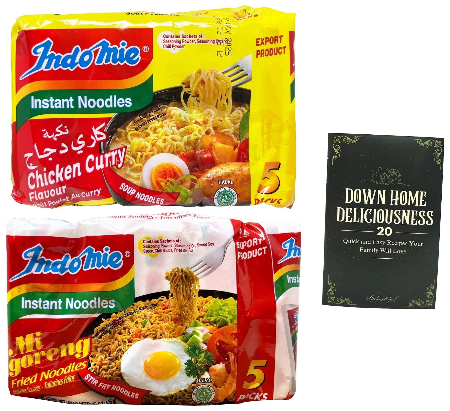 Indomie Mi Goreng Instant Fried Noodles, Asian Oriental, 3 oz, 40