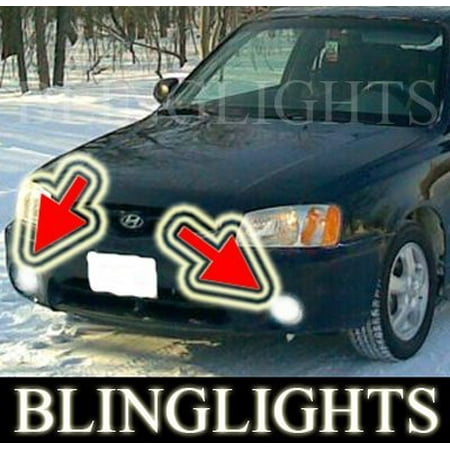 2000 2001 2002 Hyundai Accent Xenon Fog Lights Driving Lamps Kit 2000 2001 2002 Hyundai Accent Xenon Fog Lights Driving Lamps Kit