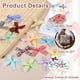 thumbnail image 3 of 100 Pcs Mini Gingham Ribbon Bows para Manualidades DIY Decoración de Pasteles, Bodas y Fiestas de Cumpleaños, Azul Claro y Blanco, 3 of 5