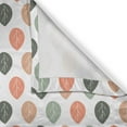 thumbnail image 4 of Ambesonne Salmon Valance Pack of 2, Rhythmic Autumnal Leaves, 54"X12", Salmon Multicolor, 4 of 5