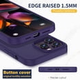 thumbnail image 5 of Compatible with Magsafe for iPhone 14 Pro Silicone Case（2022, Magnetic Liquid Silicone Protective Shockproof Bumper Rubber Gel Shell Cover for iPhone 14 Pro 6.1" 2022 - Deep Purple, 5 of 7