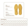 thumbnail image 3 of Plantillas calentadas con almohadilla para zapatos soporte el masaje hombres y mujeres invierno (41-42) amarillo, 3 of 3
