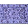 thumbnail image 1 of Ahgly Company Machine Washable Indoor Rectangle Abstract Blue Modern Area Rugs, 8' x 12', 1 of 4