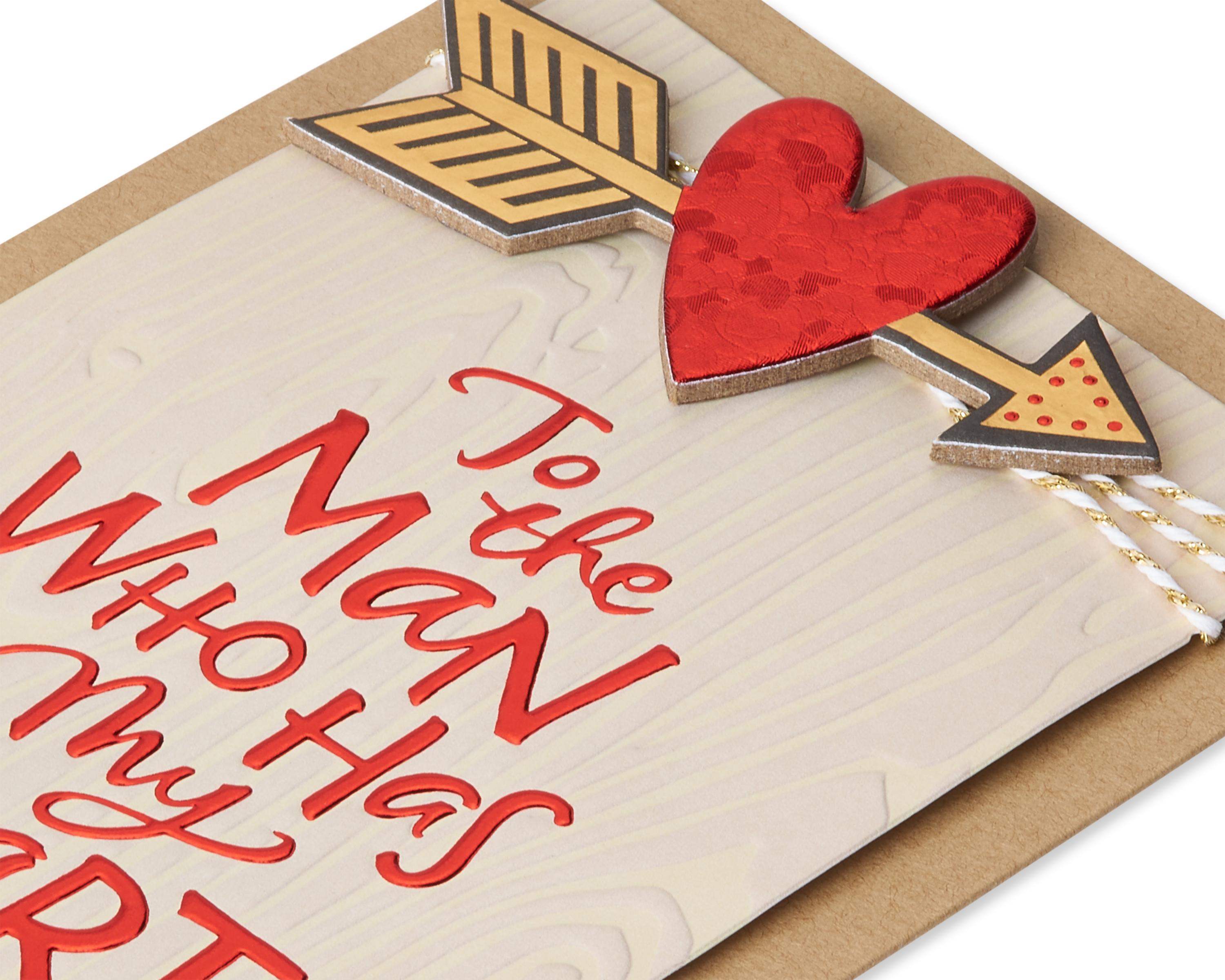 American Greetings Romantic Valentine's Day Card for Him (Man Who Has My Heart) - image 3 of 3