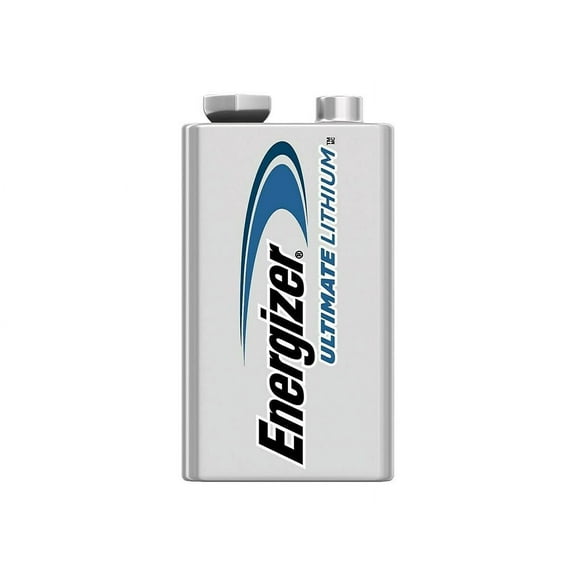 Energizer Ultimate Lithium 9V Batteries, 1 Pack For Multipurpose - 9V - 9 V DC - Lithium (Li) - 1 / Pack