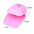 thumbnail image 2 of Nail Fan Dryer for Regular Nail Polish, Portable Nail Dryer Nail Art Polish Machine Quick Dry Nail Polish Gel Nail Dryer Blower for Fingernail Toenail, Portable Fans Battery Operated, 2 of 5