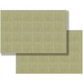 Woven Placemats, Vinyl NonSlip Insulation Placemat Washable Table Mats