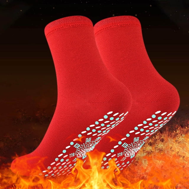 3 Pairs Self-heating Comfortable Elastic And Massage Warm And Cold-proof Cotton