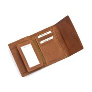 300799-CG Womens Trifold Leather Wallet in Tan Color | Style n Craft