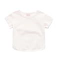 thumbnail image 3 of Aihuaihua Toddler Baby Girls' Tops, Tees & Blouses Cotton Basic Top for Summer Casual White 5-6 Years, 3 of 7