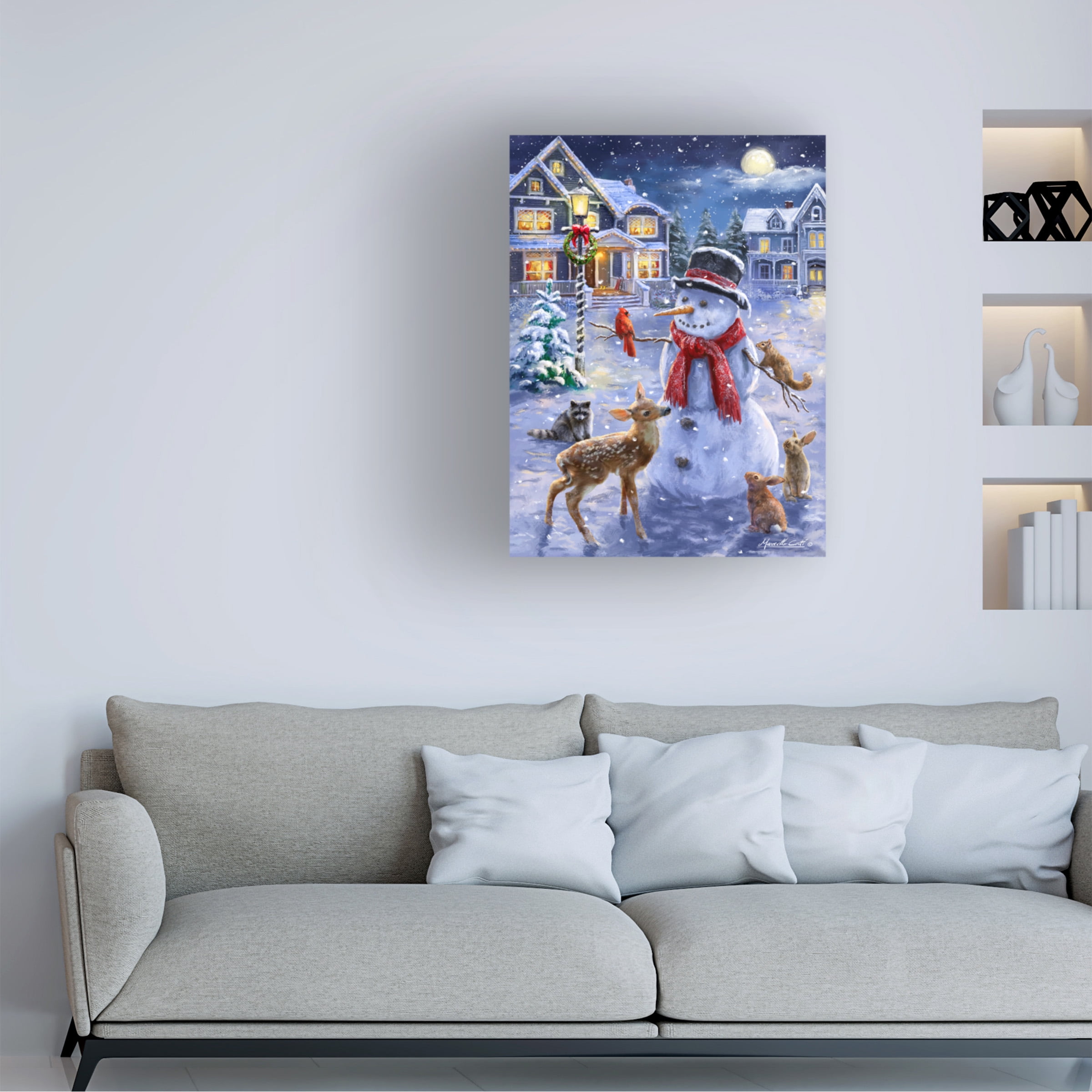 ALI Corti 'Christmas Cuties' Canvas Art
