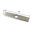 thumbnail image 5 of Luxier DKPL-10B-V 10" Kitchen Sink Faucet Hole Cover Deck Plate Escutcheon Brushed Nickel, 5 of 5